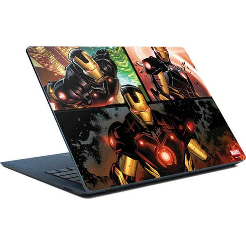 Marvel Iron Man Three Panel Surface Laptop Skin
